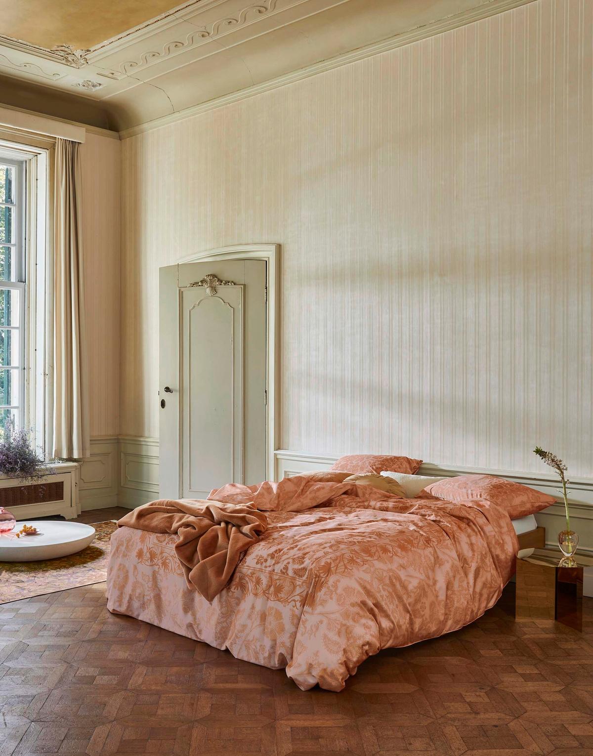 POŚCIEL MAERE - jaskrawy róż, Basics, tkanina (135/200cm) - Essenza