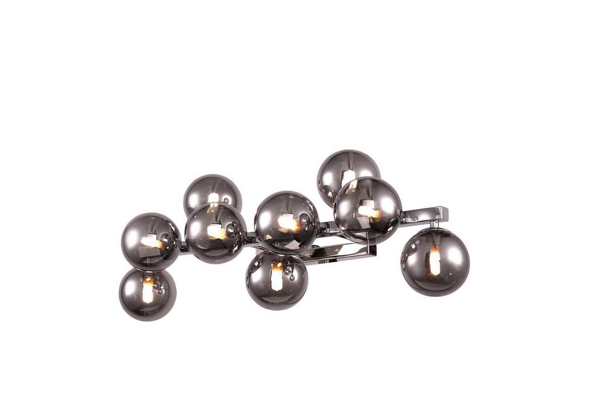 Wandleuchte Dallas Chromfarben max. 28 Watt - Chromfarben/Grau, Trend, Glas/Metall (24/66/23cm) - MAYTONI