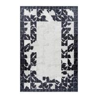 Flachwebeteppich Fiesta Creme/Schwarz ca. 120x170cm - Creme/Schwarz, Design, Textil (120/170cm) - Novel
