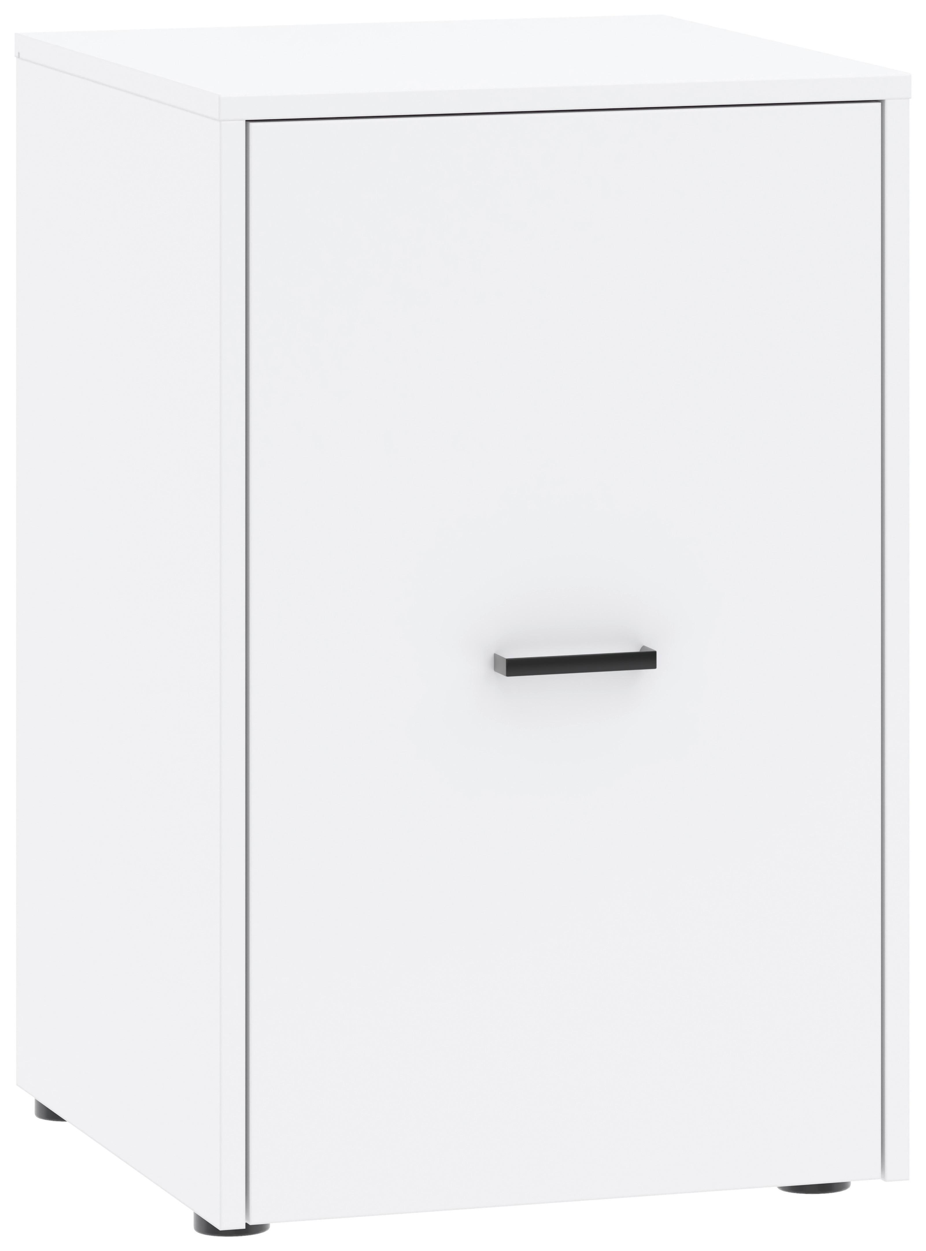 Unterbauschrank Kivo Weiß - Schwarz/Weiß, MODERN, Holzwerkstoff/Kunststoff (45/69,8/52,1cm) - Based