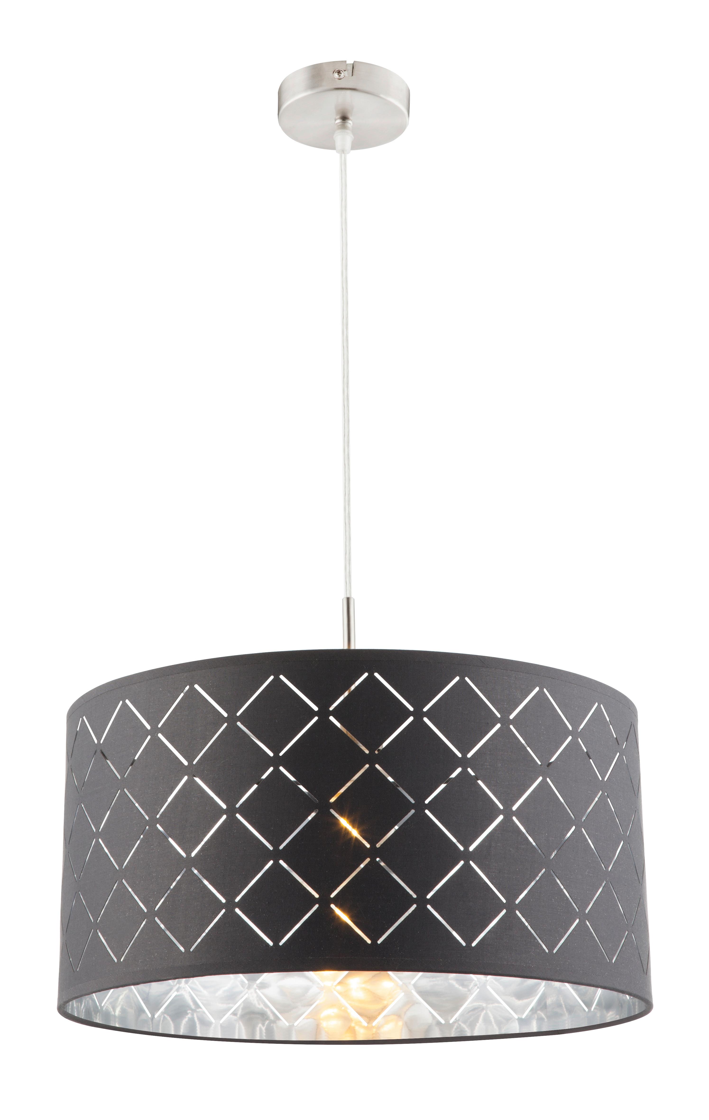 Hängeleuchte Kidal max. 60 Watt - Design, Textil/Metall (40/140cm) - Globo