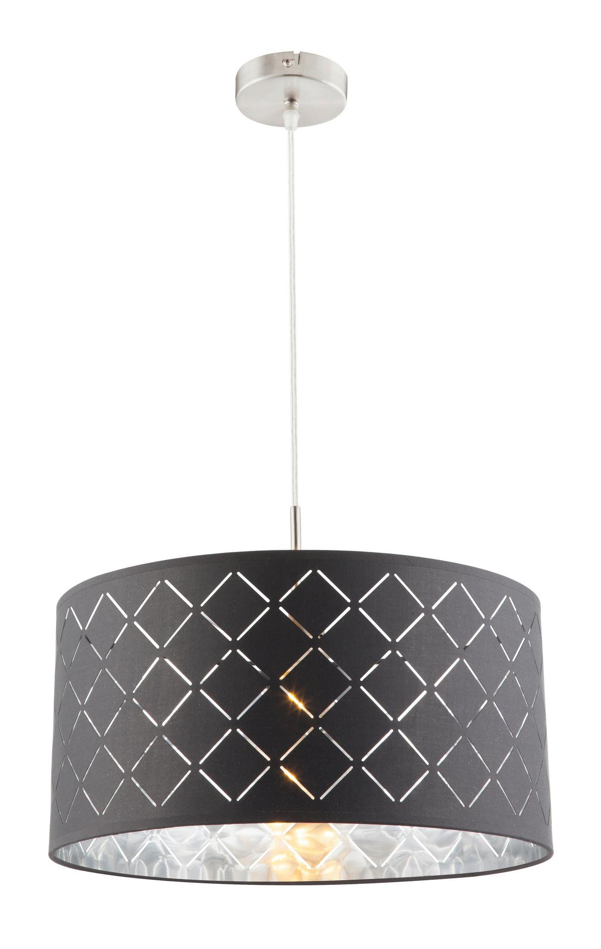 Hängeleuchte Kidal max. 60 Watt - Design, Textil/Metall (40/140cm) - Globo