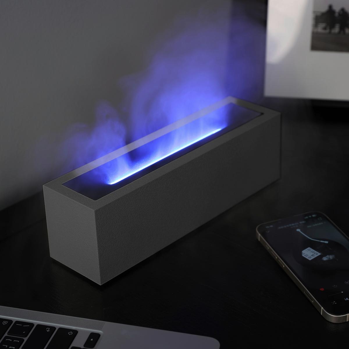 Diffuser Fire&More Anthrazit ca. 200ml - Anthrazit, Design, Kunststoff (24,7/6,6/7,7cm) - Mömax