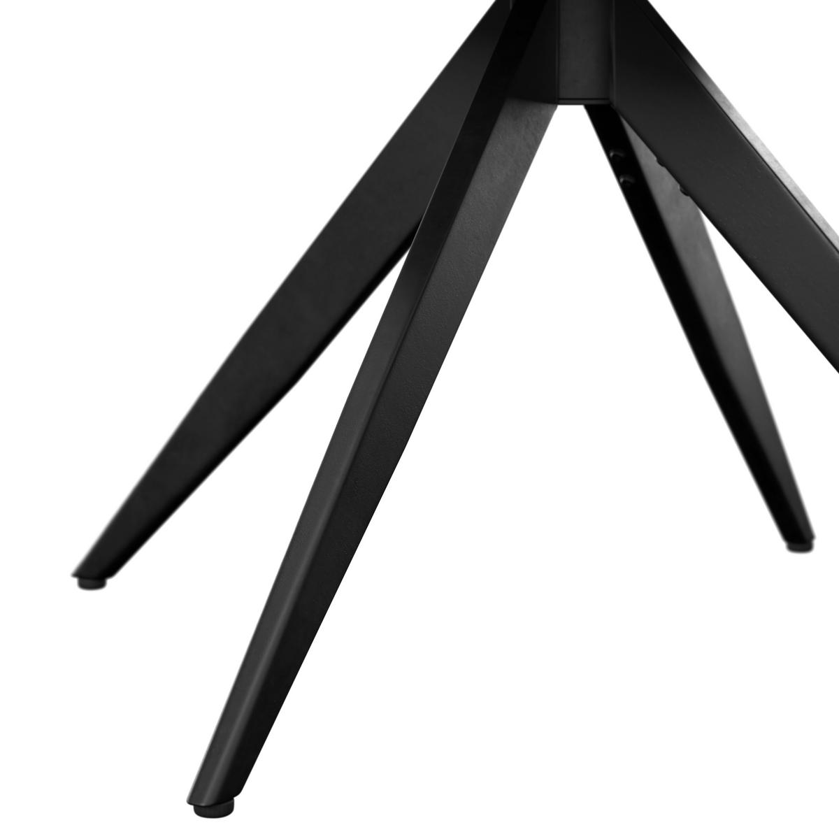 Naslanjač Caro, Siva - siva/črna, Trend, kovina/tekstil (66/87/62cm)