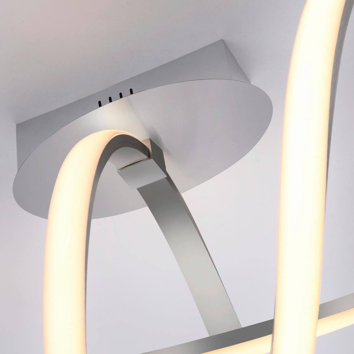 Deckenleuchte 15403-95 Maria max. 15,50 Watt - Alufarben, Design, Metall (61/24,5/27,0cm)