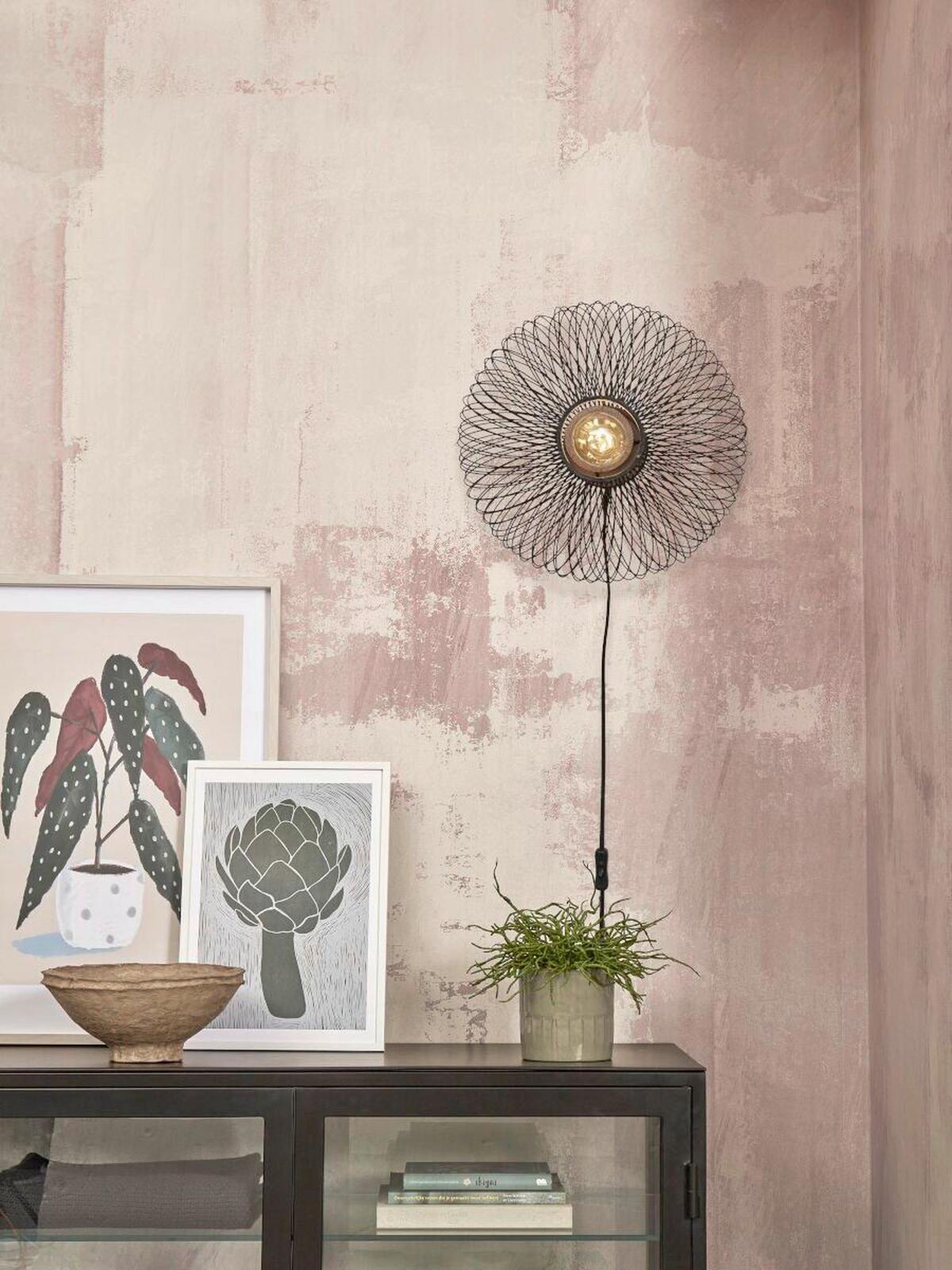 Stenska Svetilka Cango, Črna - črna, Trend (20/40cm) - Good & Mojo