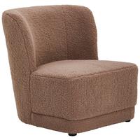 FOTEL POLSTER - taupe, Design, drewno/tkanina (64/71cm) - MID.YOU