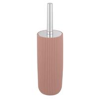 KOMPLET DO WC AGROPOLI - brudny róż/kolor chromowy, Basics, tworzywo sztuczne (10/36,5/10cm) - Wenko