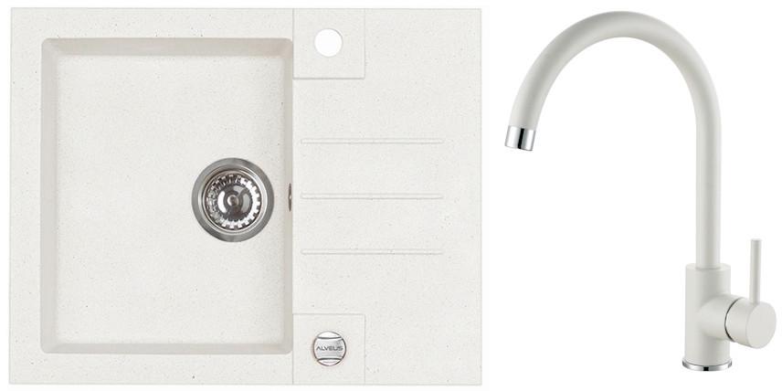 Set Sudopera I Slavine Rock 30+kati G11 - bijela, Konvencionalno, kamen (59,5/47,5cm)