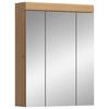Spiegelschrank Scout ca. 60x79x18 cm Eichefarben - Salbeigrün/Eiche Artisan, MODERN, Glas/Holzwerkstoff (60/79/18cm) - MID.YOU