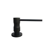 Seifenspender Slim in Schwarz - Schwarz, Kunststoff (7,7cm) - Systemceram