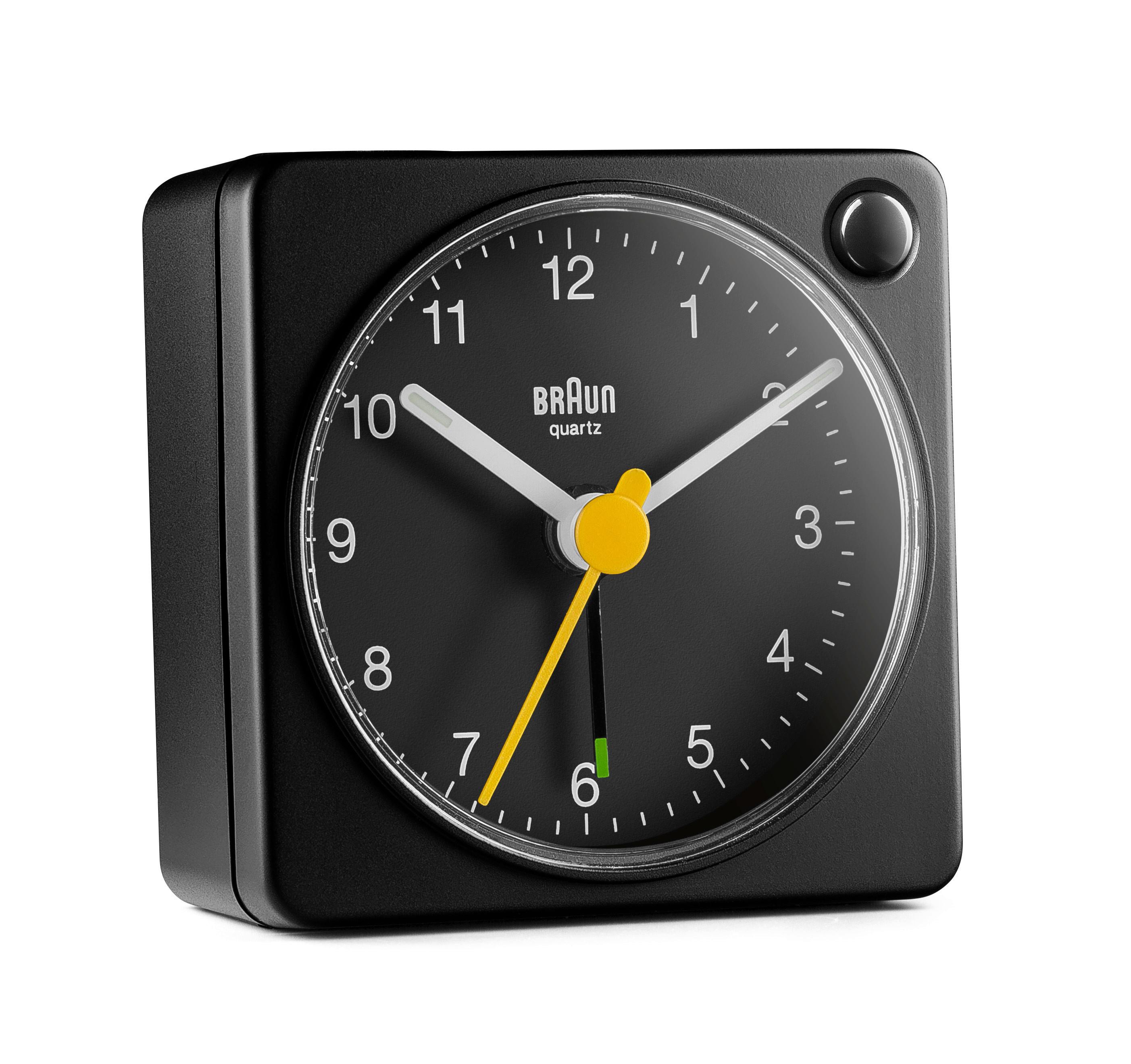 BUDZIK BC02XB QUARZWECKER - czarny, Basics, tworzywo sztuczne (5,6/5,6/2,6cm) - Braun
