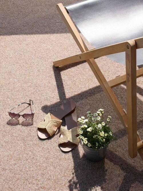 Rasenteppich Georgia Beige ca. 400x500cm - Beige, Basics, Textil (400/500cm)
