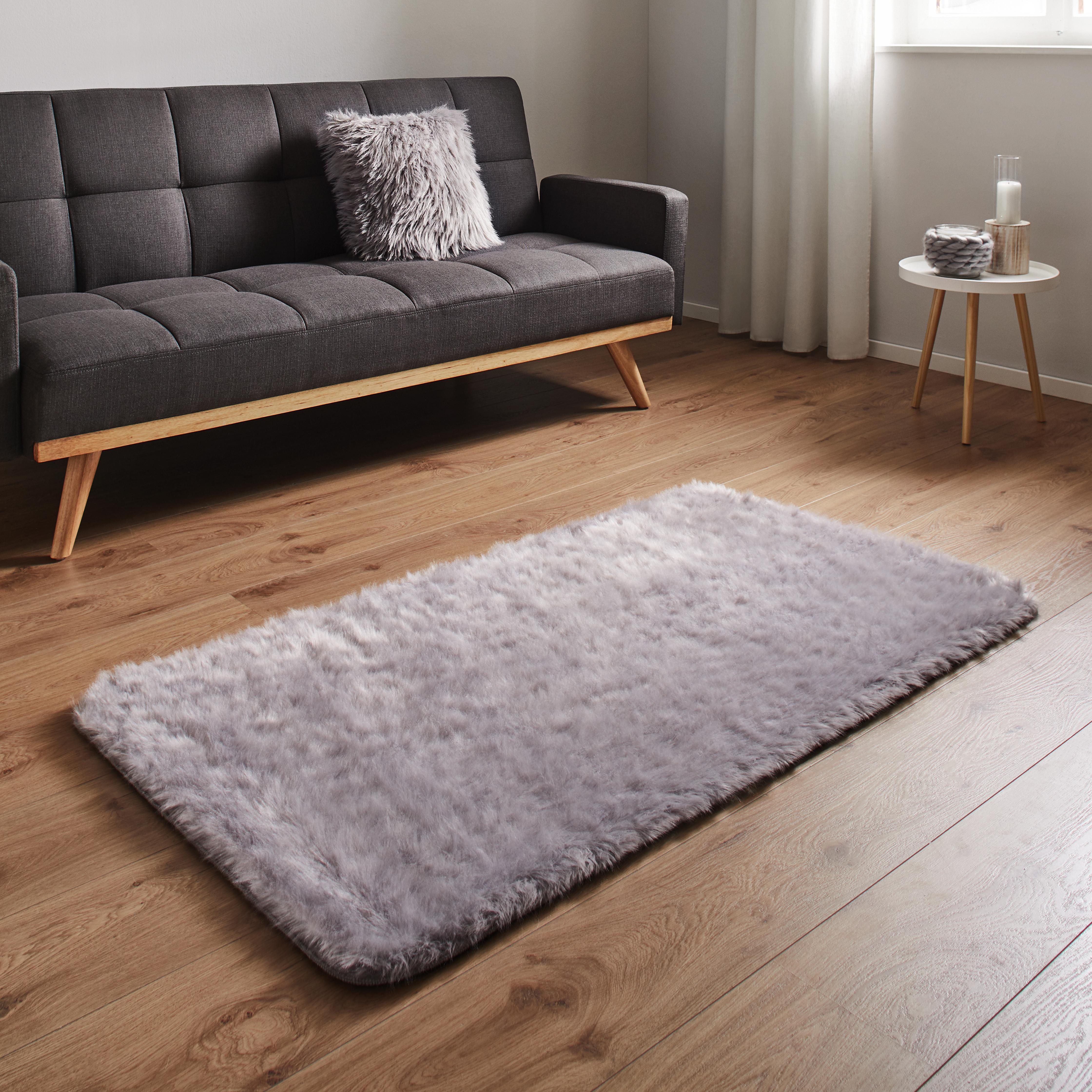 Teppich Romy ca.80x150cm - Grau, MODERN, Textil (80/150cm) - Bessagi Home