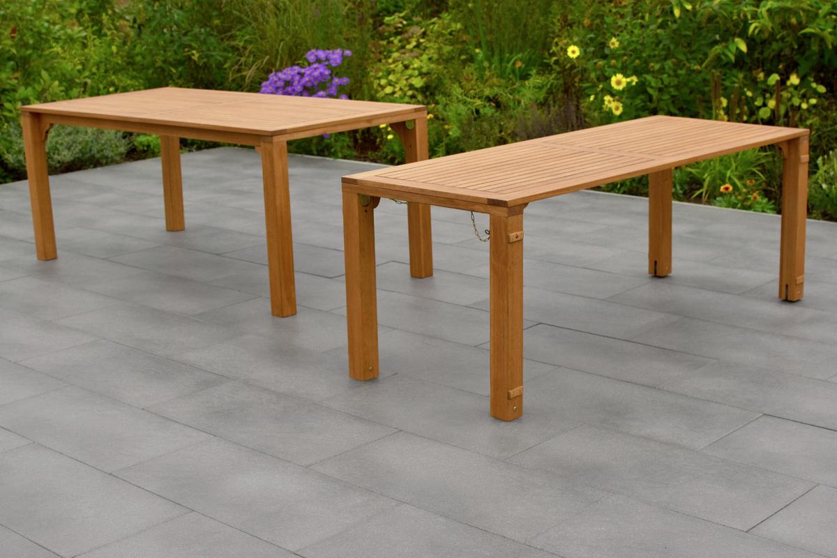 Vrtna Miza Flex, 185x90x76cm, Masivno - rjava, Konvencionalno, les (185/90/76cm) - Gardenson