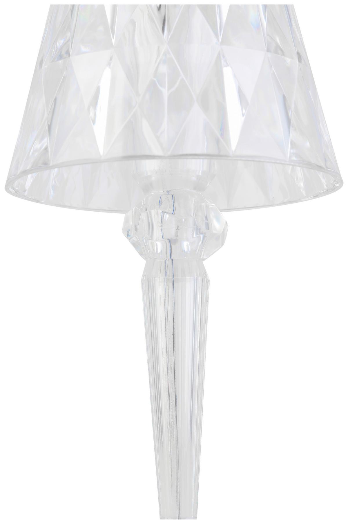Led Asztali Lámpa Tulio - áttetsző, műanyag (12/26cm) - Modern Living