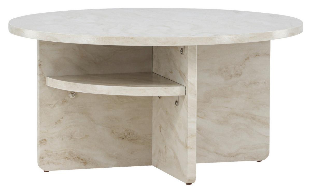 Couchtisch Ålesund ca. 85x85x42 cm Beige - Beige, Design, Holzwerkstoff (85/85/42cm) - Livetastic