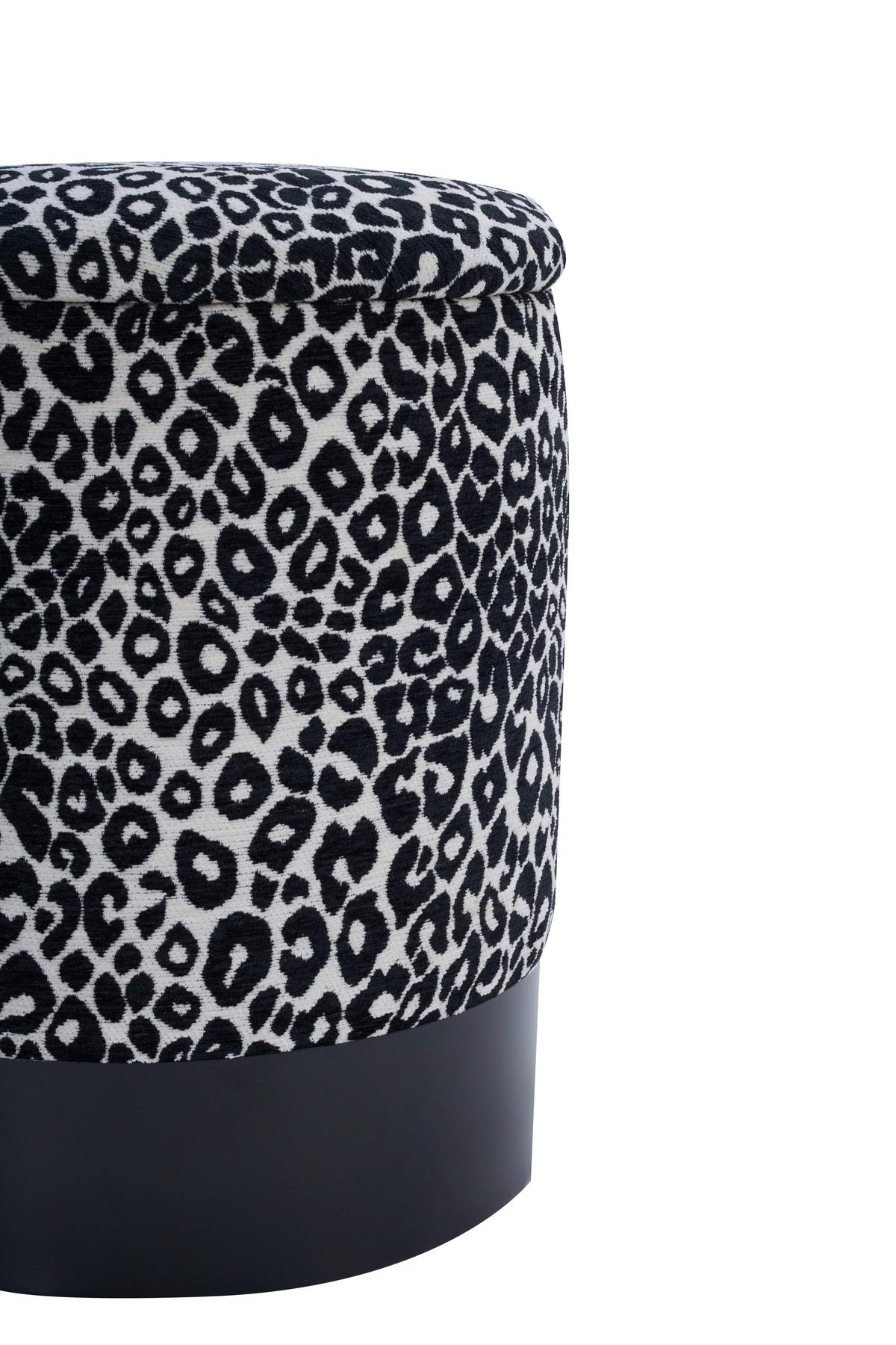 Tabure Baca - bijela/crna, Lifestyle, drvo/metal (35/35/42,5cm) - Mömax