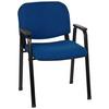 Konferenčni Stol Xt 650, Modra - modra/črna, Basics, kovina/tekstil (55/84/42cm) - MID.YOU