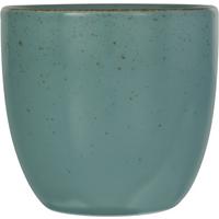 Kaffeebecher Capri aus Porzellan ca. 300ml - Grün, Modern, Keramik (9/9/8,5cm) - Premium Living