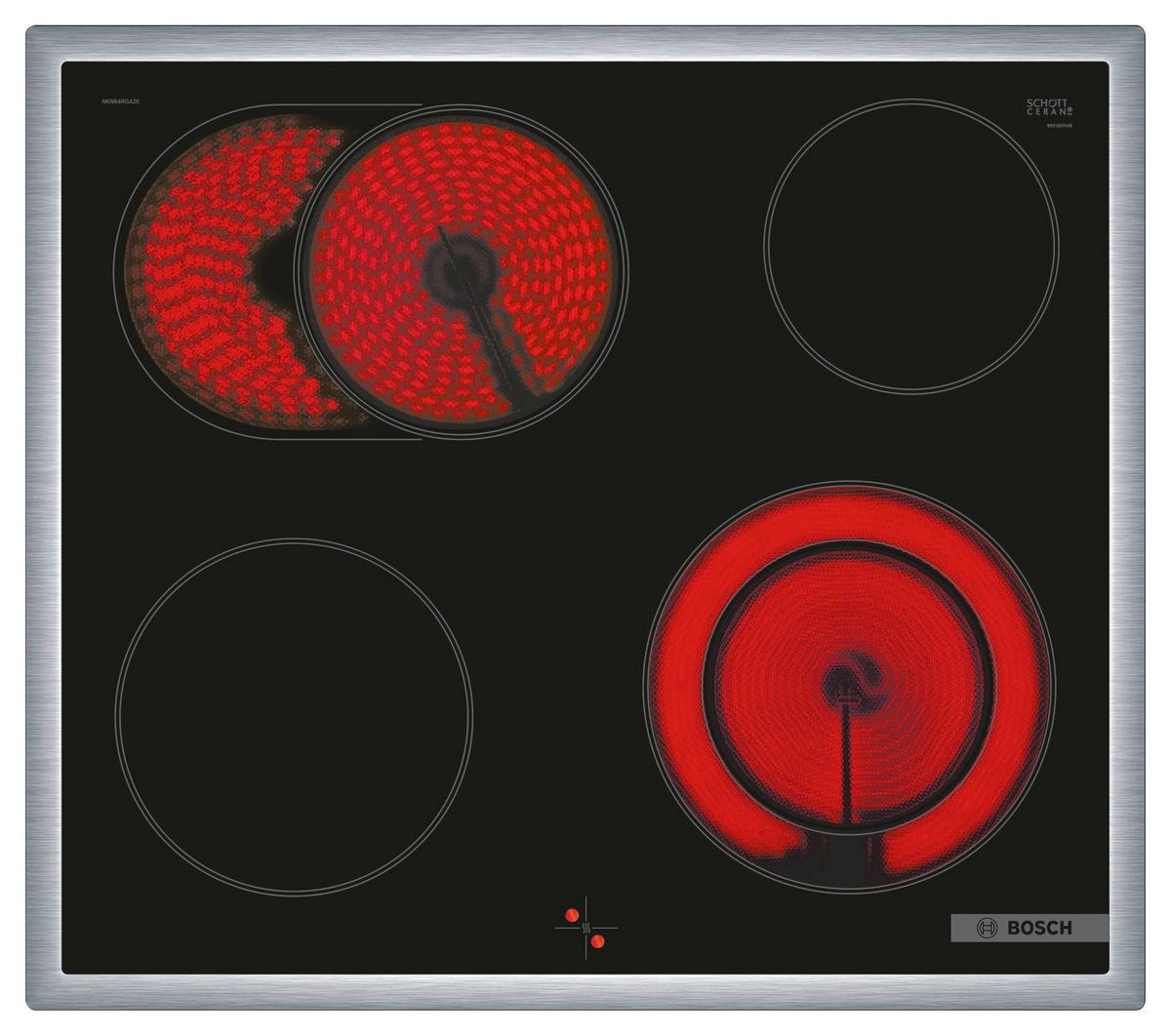 Herdset HND631FH63 - Schwarz, Glas/Metall (59,4/59,5/54,8cm) - Bosch