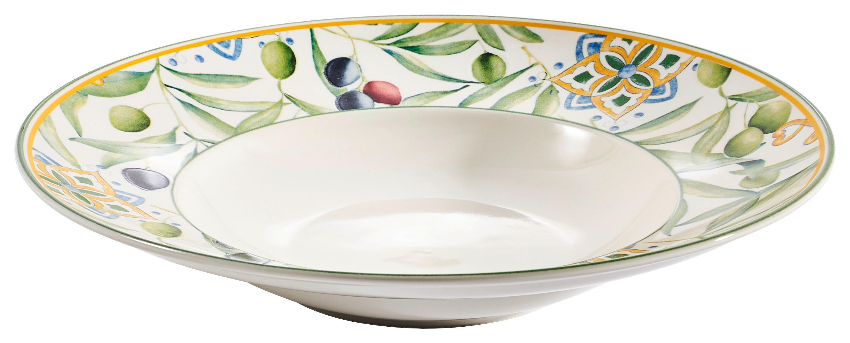 TALERZ DO MAKARONU XXX20240109 - niebieski/żółty, Lifestyle, ceramika (30cm) - Ritzenhoff Breker