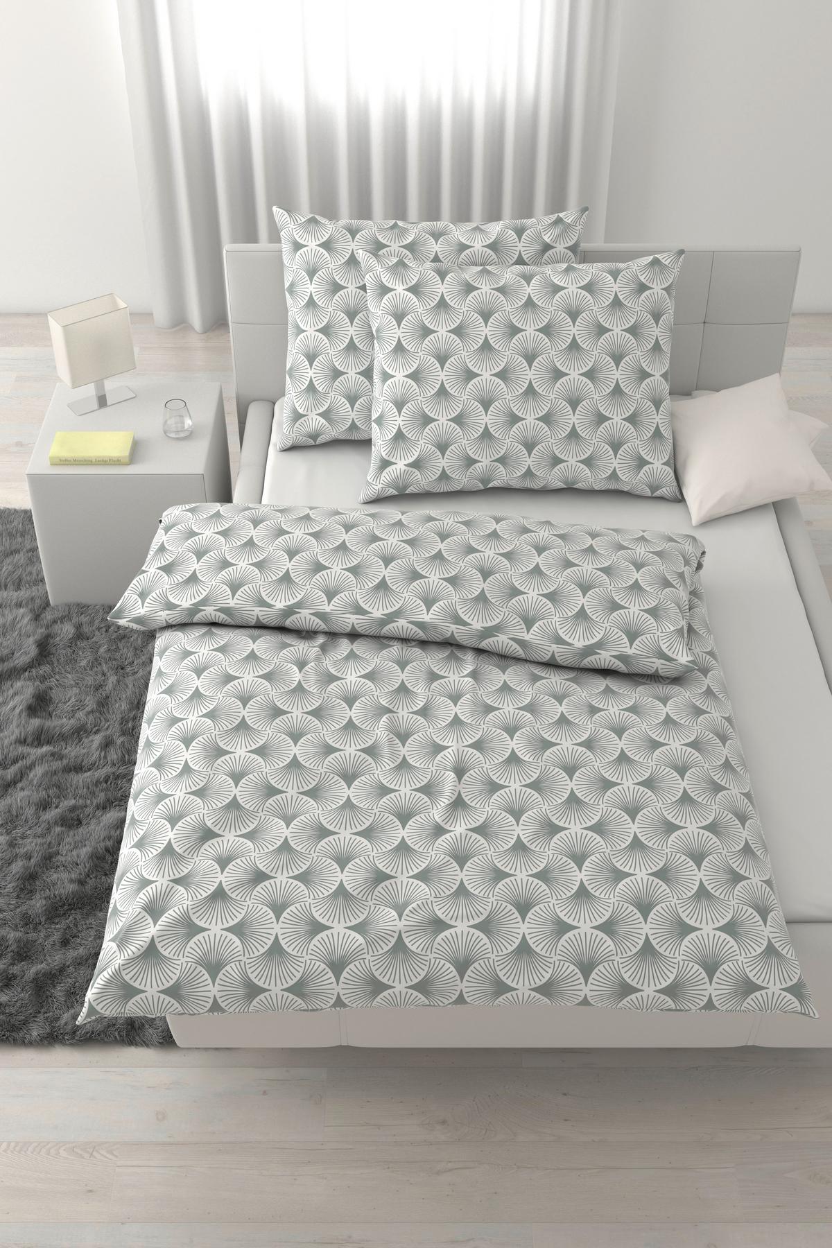 Ágyneműhuzat-garnitúra Kétszemélyes  Silva Xxl - ezüstszínű, Konventionell, textil (200/220cm) - Mömax