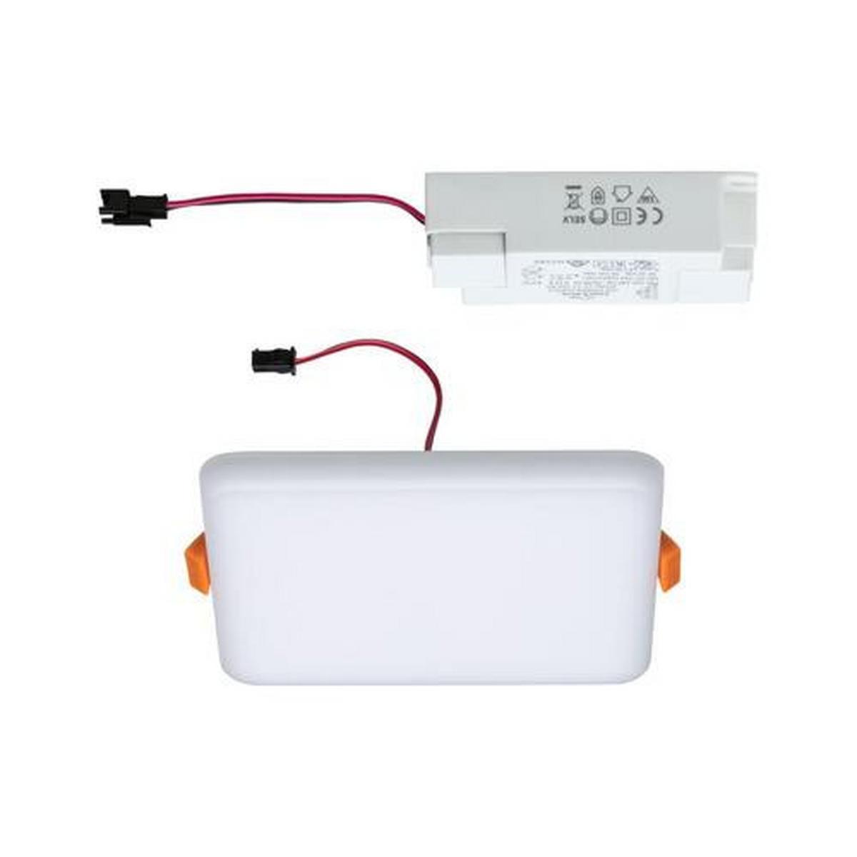 LED-Paneel in Weiß max. 8,5 Watt - Weiß, Basics, Kunststoff (12,5/12,5/1cm) - Paulmann