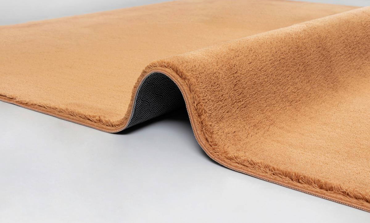 Fellteppich Loft Terracotta ca. 60x110cm - Terracotta, KONVENTIONELL, Textil (60/110cm)