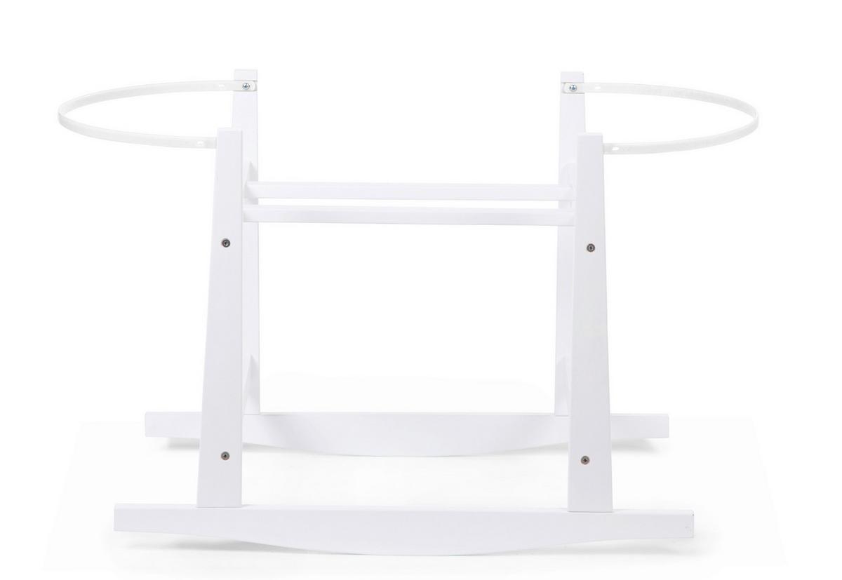 STELAŻ DO KOŁYSKI RSMBWH2 SCHAUKELGESTELL WIEGE - biały, Konventionell, materiał drewnopochodny (85/46/54cm) - Childhome