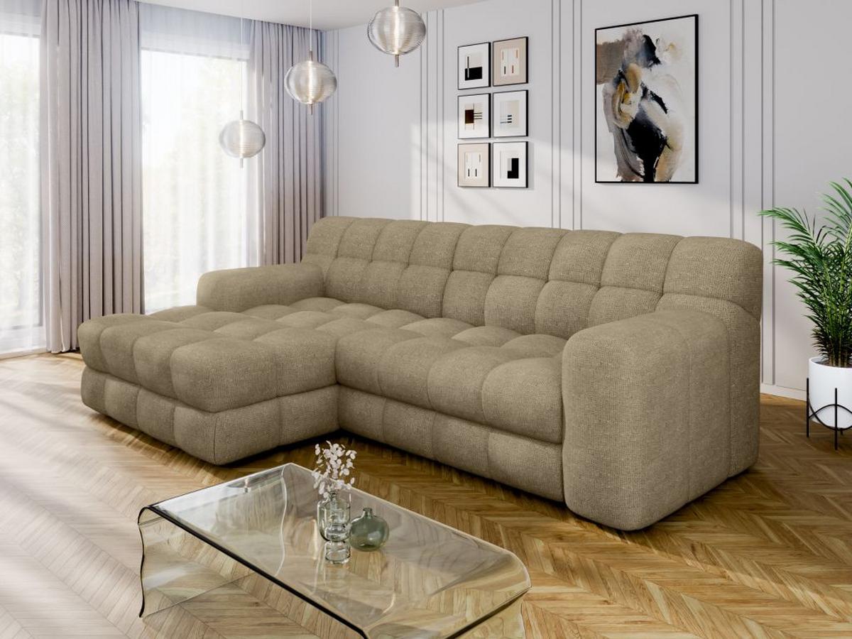 Kutna Garnitura Karl - crna/taupe, Moderno, tekstil/plastika (169/287cm) - Modern Living