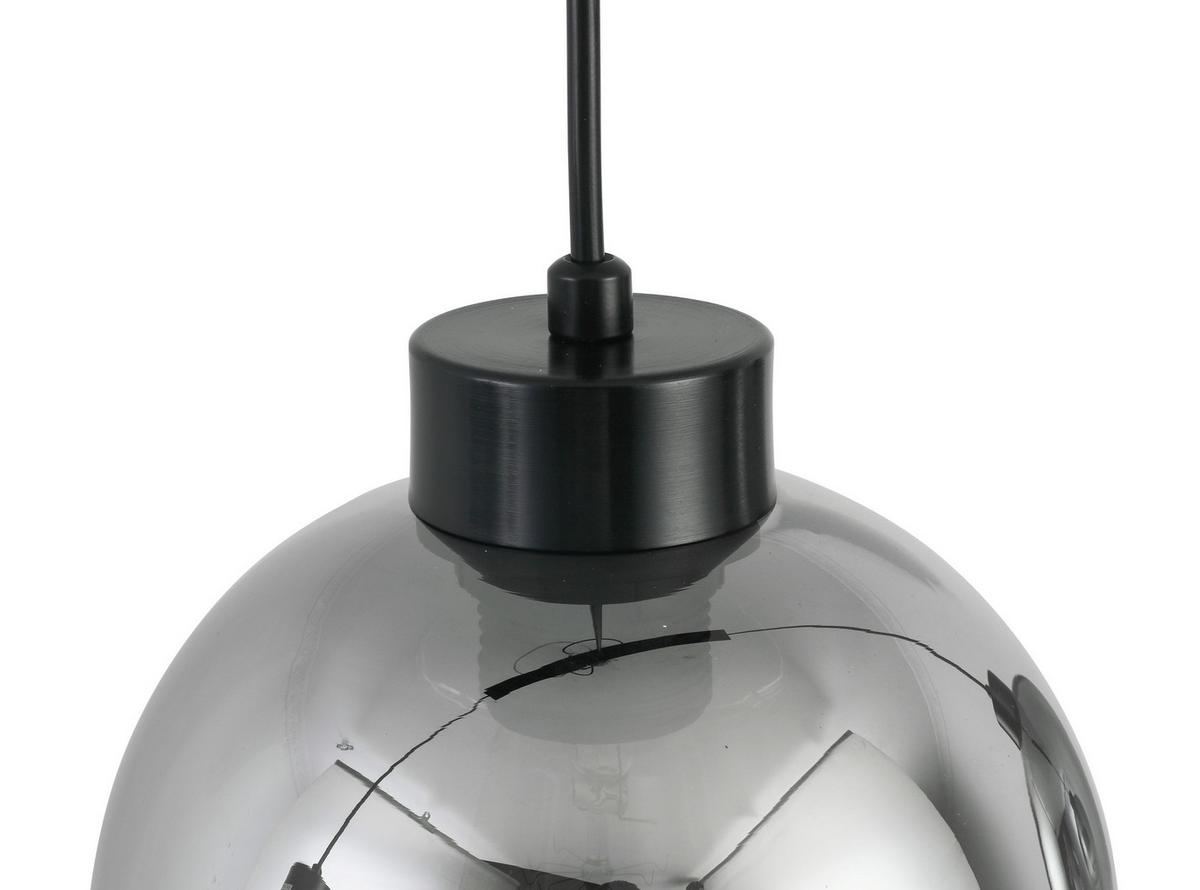 LAMPA WISZĄCA SMOKEY - antracytowy/kolor chromowy, Lifestyle, metal/szkło (72/18/120cm) - Dieter Knoll