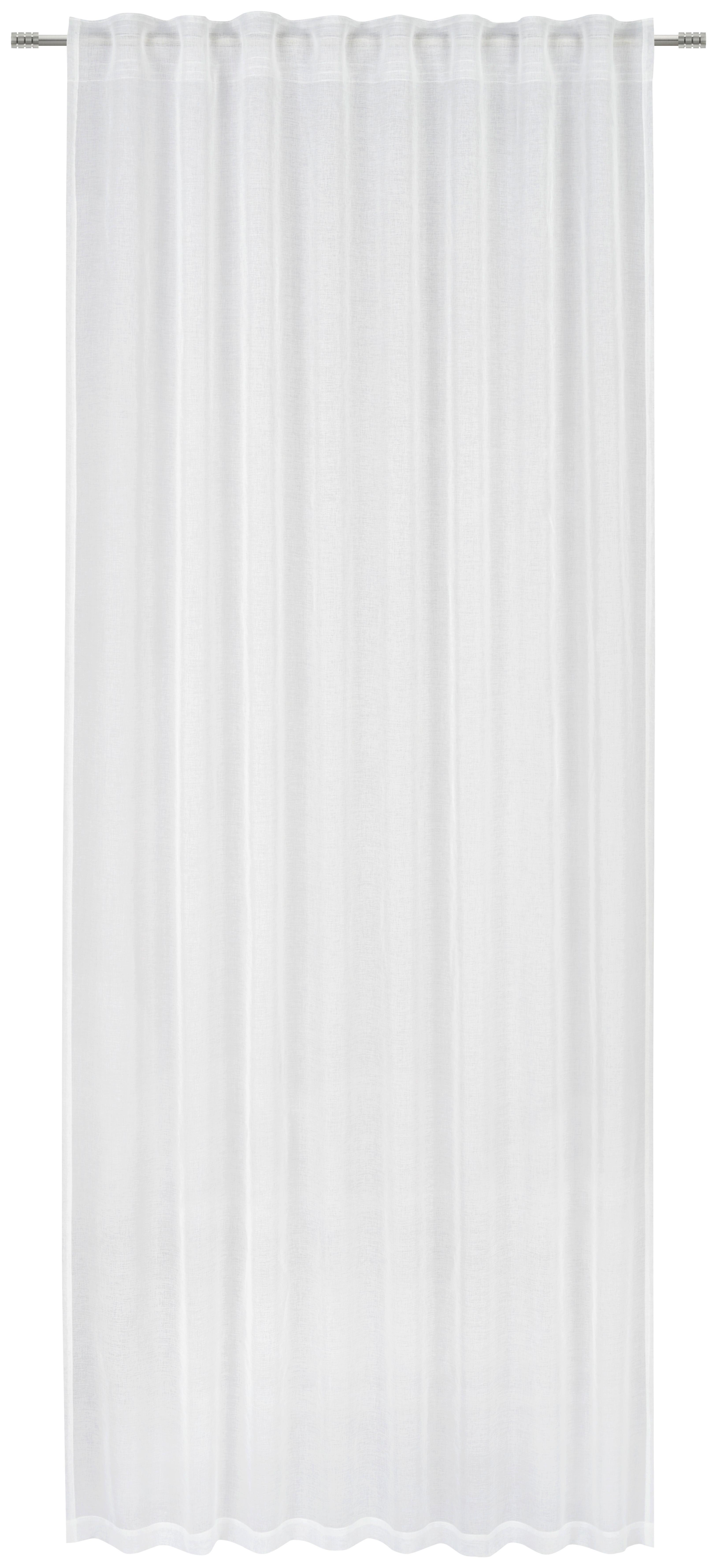 ZASŁONA GOTOWA LARA - kremowy, Basics, tkanina (135/245cm) - Novel