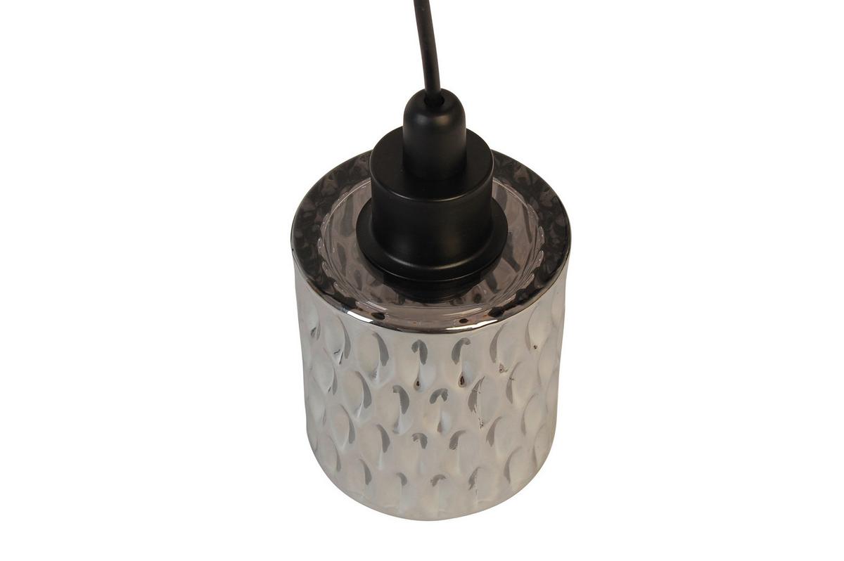Hängeleuchte Smoky Graubraun max. 160Watt - Graubraun, Trend, Glas/Metall (90/11/112cm) - Novel