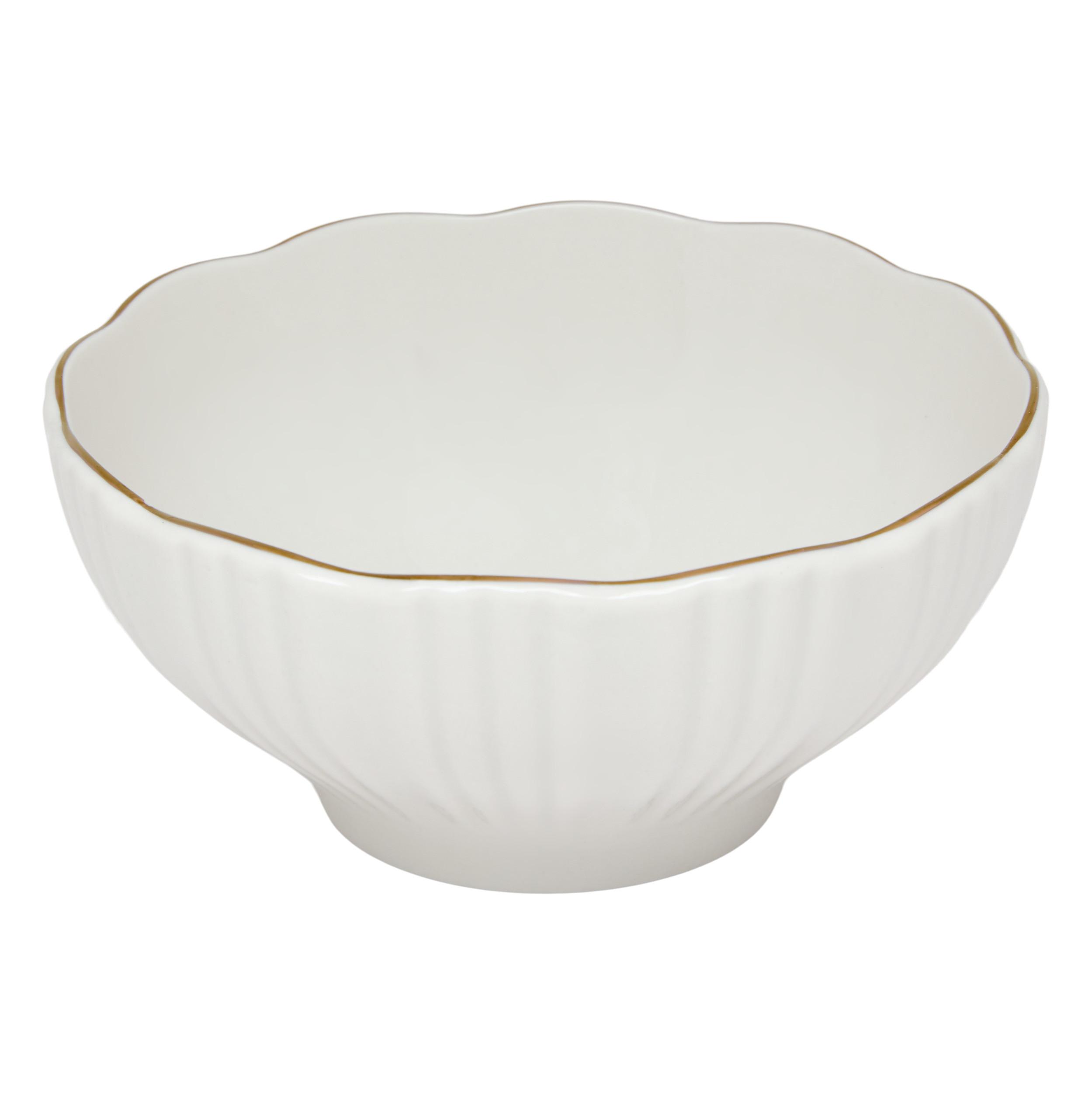 Zdjela 20cm Daphne - bijela, Moderno, keramika (20cm)