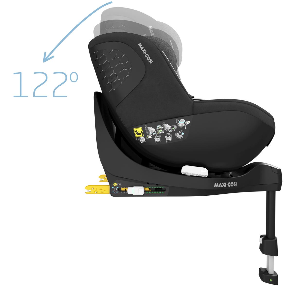 DZIECIĘCY FOTELIK SAMOCHODOWY 8515671110 MICA PRO ECO - czarny, Basics, tworzywo sztuczne/metal (44,2/64,8/68,3cm) - Maxi-Cosi