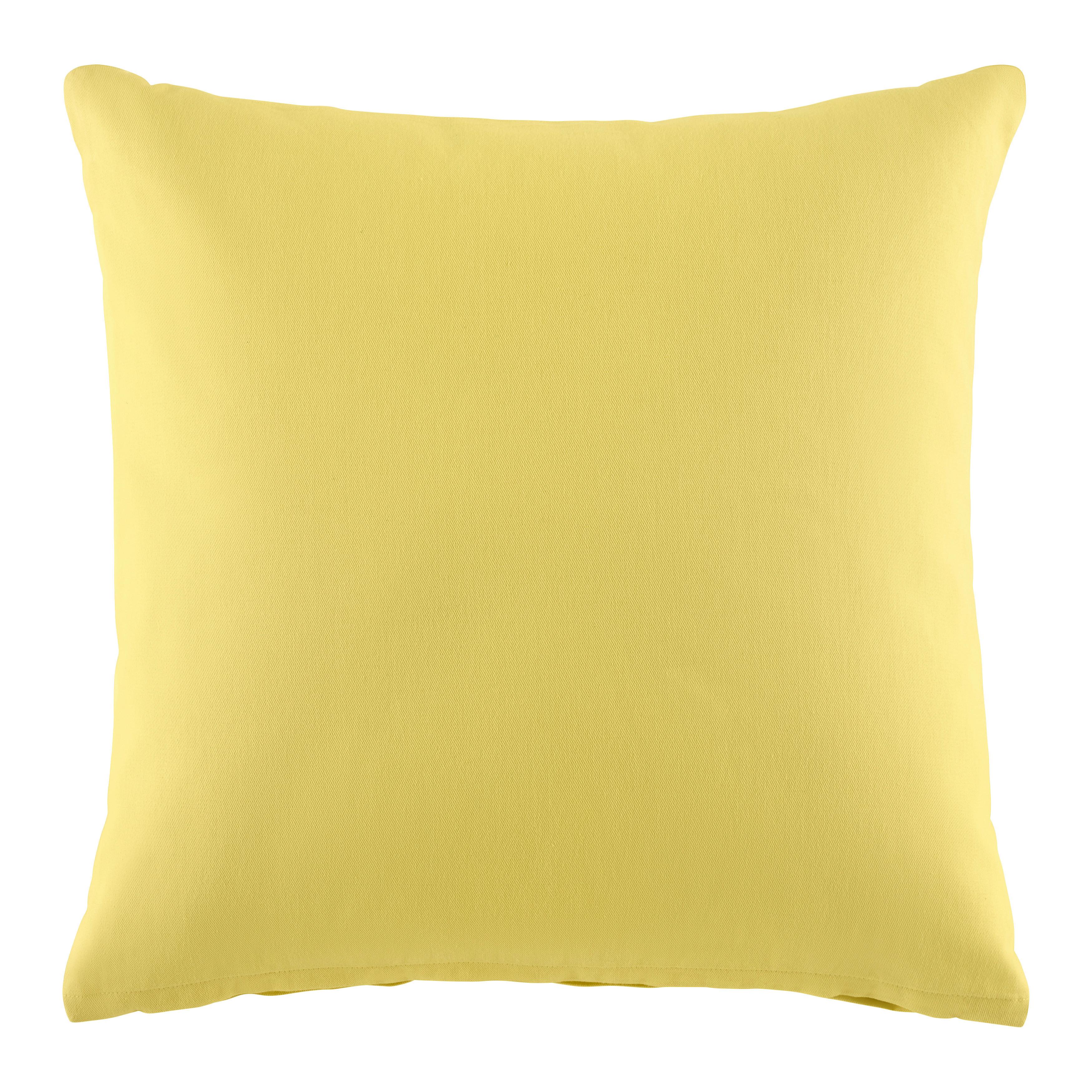 Díszpárna Poppy 45/45 - sárga, Konventionell, textil (45/45cm) - Mömax