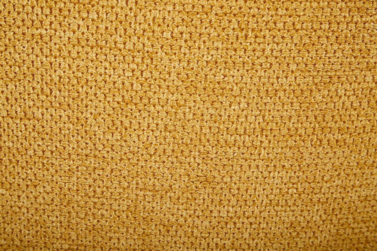 Fotelj Hanoi, Rumena, S Taburejem - rumena/črna, Moderno, kovina/tekstil (71/98/83cm)