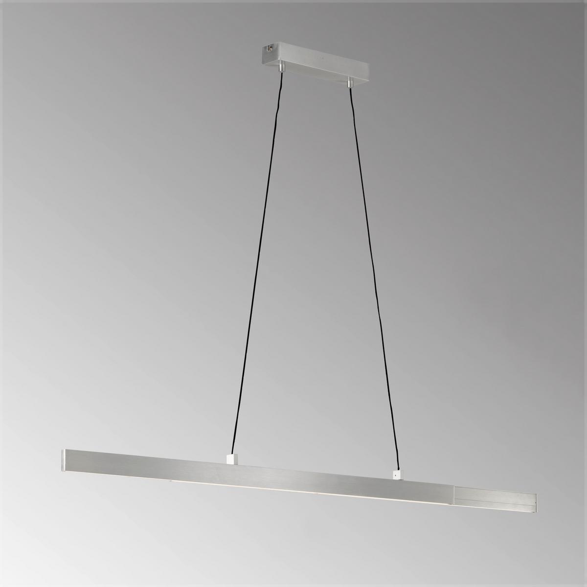 LAMPA WISZĄCA LED 860019 STRIPE - kolor aluminiowy, Basics, metal (6/110-140cm) - Schöner Wohnen