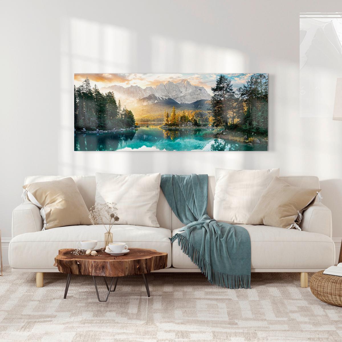Leinwandbild CA-18601 Multicolor ca. 150x60cm - Multicolor, Basics, Holz/Textil (150/60cm)