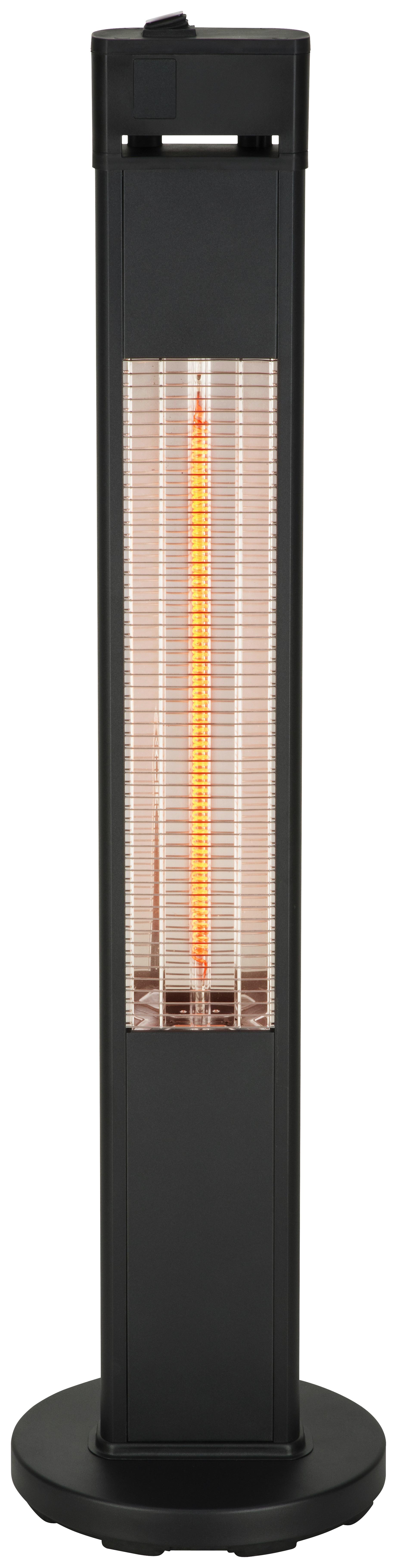 PROMIENNIK CIEPŁA NABO HO 1600 - czarny, Konventionell (20/110/20cm)