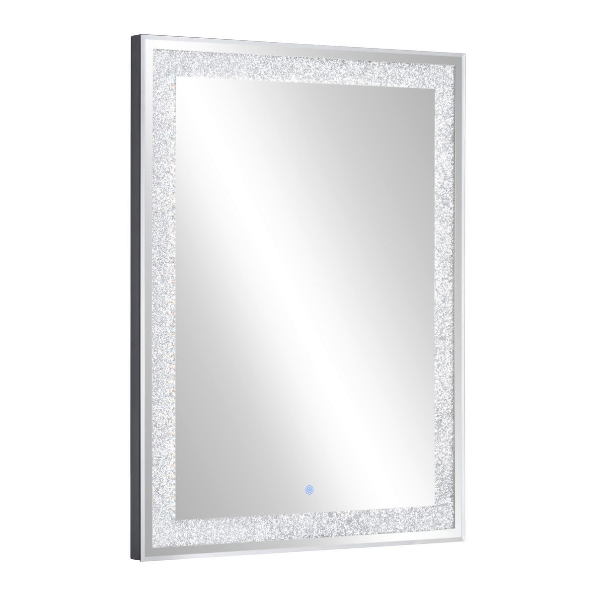 Leuchtspiegel Hermine Spiegelglas - Modern, Glas (60/80cm) - Mömax