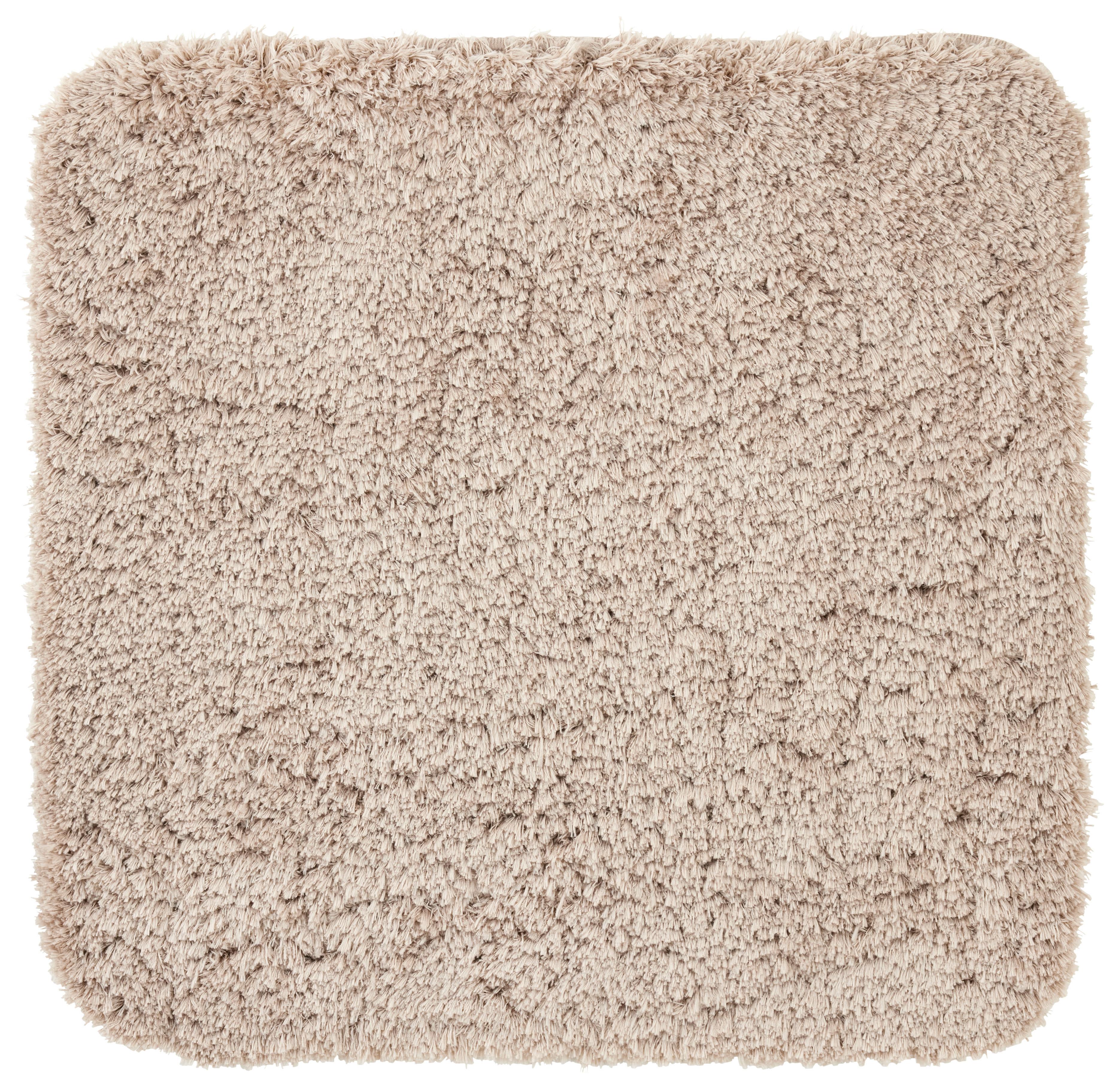 WC-Vorleger Chris Taupe ca. 50x50cm - Taupe, Textil (50/50cm) - Premium Living