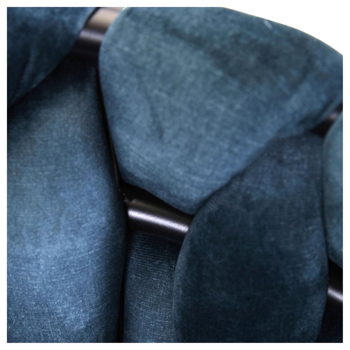 KRZESŁO Z PODŁOKIETNIKAMI WEAVY -COUTURE- - turkusowy/niebieski, Lifestyle, metal/tkanina (60/78/55cm) - Landscape