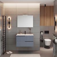 Element Ispod Umivaonika Winter - plava/antracit, Moderno, drvni materijal (80/51/46cm)
