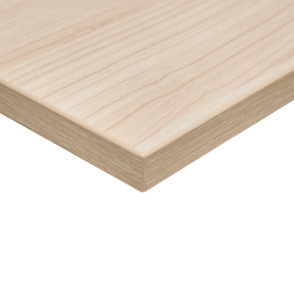 Eckschreibtisch Siena Eiche/Silberfarben - Eichefarben/Silberfarben, MODERN, Holzwerkstoff (185/72/177cm) - Mömax