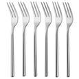 Kuchengabel Sara aus Edelstahl, 6-teilig - Edelstahlfarben, Basics, Metall - Premium Living Kuchengabel Sara aus Edelstahl, 6-teilig - Edelstahlfarben, Basics, Metall - Premium Living