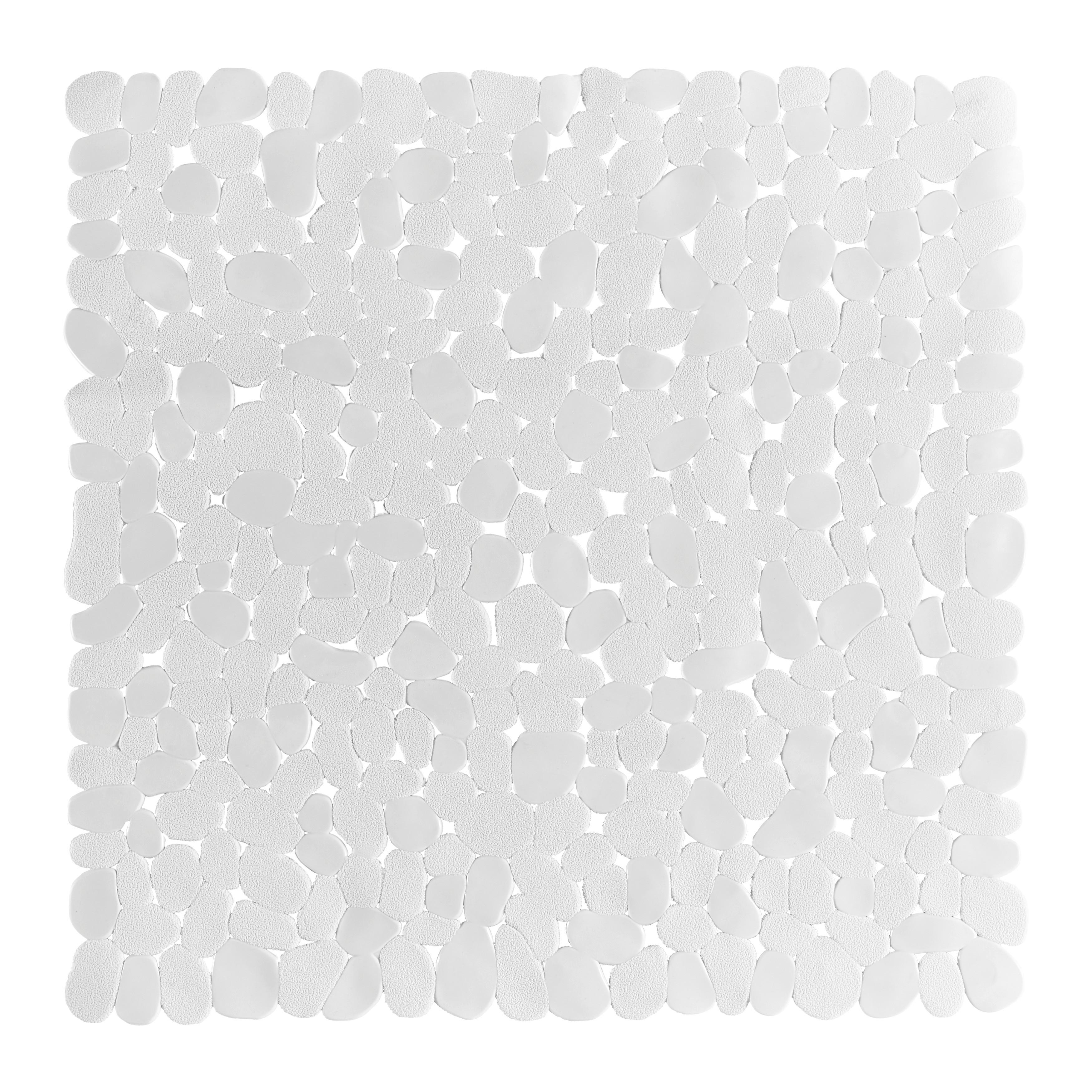 Podloga Za Prho Stones, Bela, Ca. 50/50 Cm - bela, umetna masa (50/50cm) - Modern Living