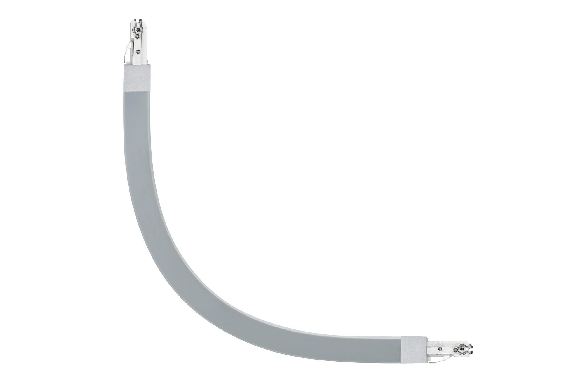 Schienensystem-Verbinder Maxiflex max. 1000 Watt - Chromfarben, Design, Kunststoff (44/1,8/1,8cm) - Paulmann