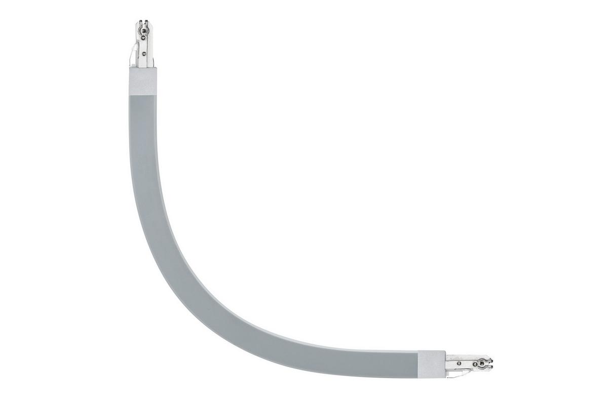 Schienensystem-Verbinder Maxiflex max. 1000 Watt - Chromfarben, Design, Kunststoff (44/1,8/1,8cm) - Paulmann